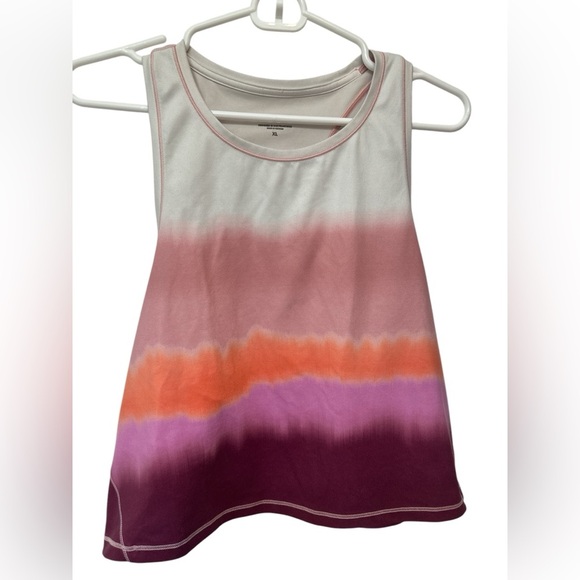 Athleta Shanti Printed Crop Tank in Sea Spray - Picture 1 of 4